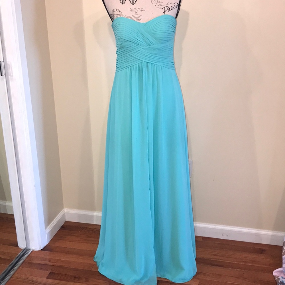 Bary Jay Tiffany Blue Bridesmaid Dress 👗